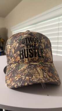 Outwork The Hustle Hunting Hat Trucker and a Hat